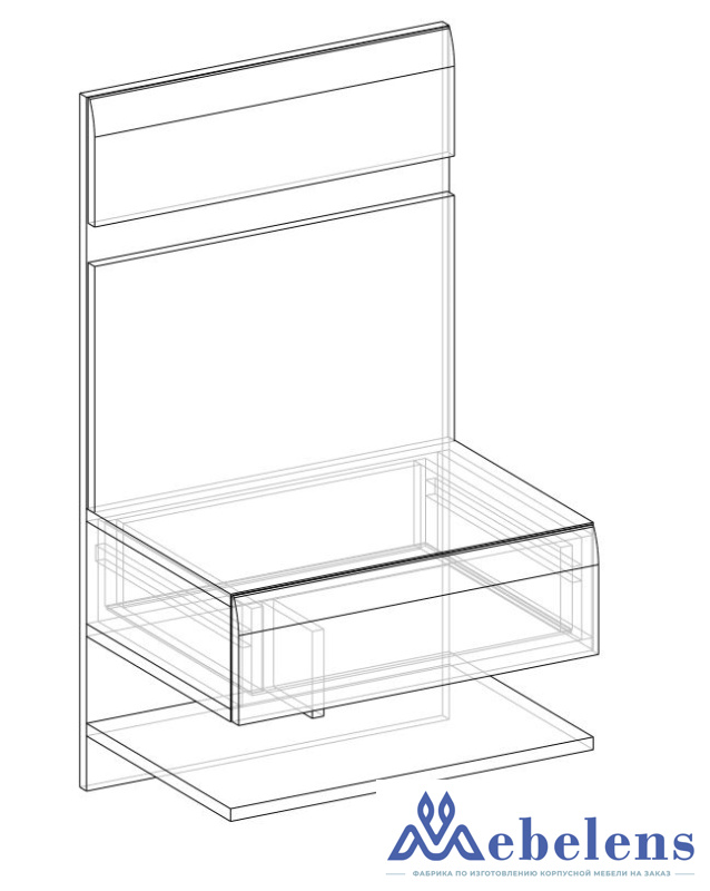 Тумба прикроватная №2 Ультра